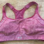 Under Armour  Women’s Sz L UA Reflect Impulse Pink Print Mid Impact Sports Bra Photo 0