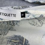 Etiquette Women's Romper Long Sleeve Shorts Size Small USA Made Backless Photo 3