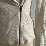 Anthropologie Dolan Left Coast Collection Heathered Knit Moto Jacket- Oatmeal- Size Large Photo 2