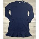 Derek Lam 10 Crosby Camden Dress Sz S Blue Dropped Shoulder Sweatshirt NWOT $295 Photo 5