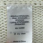 Kaufmanfranco Cream Wool Blend Knit Vest Faux Fur Collar Sleeveless Medium M Photo 2