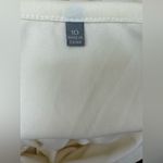 Neiman Marcus  Cream Dress with Red and Black Embroidery Photo 4