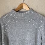 Juicy Couture  grey beaded neck sweater Photo 2