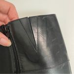 Lauren Ralph Lauren Boots Macelyn Riding Equestrian Leather Buckles Tall Black Silver Size 8.5 Photo 10