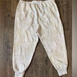 Aerie  Cream & Tan Tie Dye Joggers Photo 3