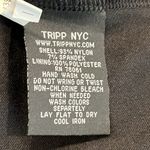 Tripp NYC  black large slip dress higher in Front adjustable straps goth like new Photo 4