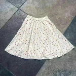 Modcloth A-Line Midi Skirt Size S Polka Dot Lined And Pockets Coquette Twee Photo 5