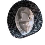 Women's Black Tweed Bucket with Bow Photo 4