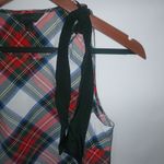 J.Crew  2 Red Green Diagonal Plaid Tunic Top Photo 4