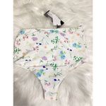 New. PAPER London floral high rise bikini bottom. Small. Retails $105 Pink Photo 8