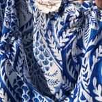 Panama Jack  Top Short Puff Sleeve Size S Blouse Floral Photo 6