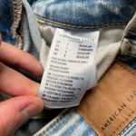 American Eagle Destroyed Distressed Light Wash Denim Skinny Cropped Ankle Jean 4 Photo 1