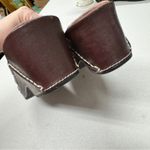 Clarks  Brown Leather Wedge Platform Clog Wedge Shoes Womens 7 Y2K Slip On Photo 8