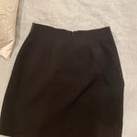 BCBGMAXAZRIA BCBG BLACK SKIRT WITH LEATHER DETAIL NEVER WORN Photo 2