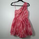 Hutch Anthropologie  Women’s One Shoulder Floral Bubble Romper Size 4 Photo 2
