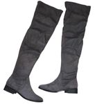 ALDO NEW Thaodda Grey Faux Suede Over The Knee Boots Size 7 Photo 2