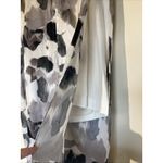 Helmut Lang  Crypsis Watercolor Strapless Silk Midi‎ Cocktail Dress Womens 6 Photo 10