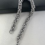 Link Chain Bracelet for Men Women Streetwear Punk Hip Hop Unisex Style Silver Photo 3