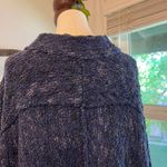Free People Blue Chunky Knit Nightingale Oversized Pullover Sweater Size Large Photo 10