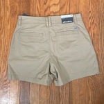 Eddie Bauer  Aspire Chino Shorts slightly curve light khaki size 4 NWT Photo 1