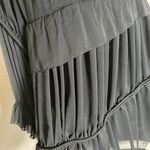 Frank Remme black long sleeve scarf dress NWOT( has a flaw) Size L Photo 2