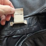 Apostrophe  Leather Pencil Skirt Womens Size 10 Black Photo 3