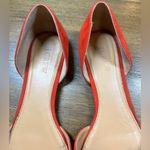 J.Crew Size 8 Woman’s D'Orsay Red Suede Loafer Flats Photo 2