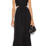 A.L.C. Nwot Libra Maxi Dress 6 Small Black Halter Cutout A-Line Formal Photo 0
