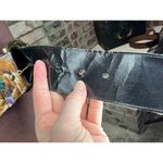 belt cloth covered floral 1980s purple green tan gold Photo 8