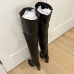 Isabel Marant New  Lurna Over The Knee Boots 7/37 Black Leather New Years Party Photo 15