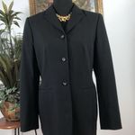 Classiques Entier Women Jacket 6 Black 3 Buttons Whimsigoth Preppy Office Siren Photo 0