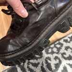 Candie's Dark Brown Leather Platform 90s Oxfords Shoes Size 9 Photo 2