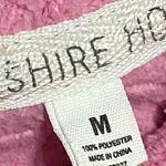 BERKSHIRE HOMEWEAR Embossed Spa Knit Cascading Cardigan Topper Pink Size Medium Photo 3