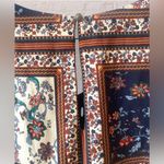 Lulus Women’s Med Mini Dress Floral Patchwork Boho Ruffle Hem & Wide Sleeves NWT Photo 8