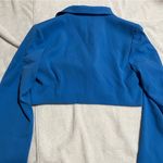 Venus Luxury SHINNING Blue Crop Blazer Photo 6