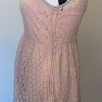 Very J  pink lace lined fit n flare high low summer dress Photo 5