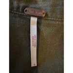 Free People  Dress Women 0 Green Moss Hepburn Safari Button Belted Shirt Boho Photo 8