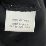 MISA Los Angeles Dress Ele Black Satin Ruffle Sleeveless Dress Women’s Size M Photo 8