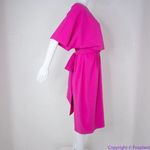Eloquii NEW  Barbie Pink Cross Front‎ Flutter Sleeve Dress, size 20 Photo 15