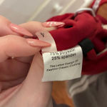 Amazon Red Leotard with Mesh Material Back and Clasp Neck Photo 4