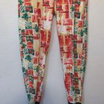 Burt’s Bees Baby colorful present print organic cotton jogger pajama pants Orange Photo 2