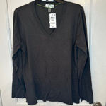 Melissa Paige Melissa‎ Paige Grey Vneck Sweater size L NWT Photo 0