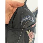 Abercrombie & Fitch  Women's Mini Shift Dress Black Floral Spaghetti Strap Sz XXS Photo 8