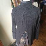 We The Free Free People split back cowl neck normcore cozy heathered top Photo 3