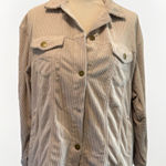 Corduroy Tan Shacket Size Large Photo 0