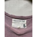 Rag and Bone Knit Maxi Tank Dress Sz S Purple Linen Blend Cut Out Boho Lagenlook Photo 3