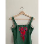 Farm Rio  NWT Anthropologie High Leg Green One Piece Swimsuit Size Small Photo 10
