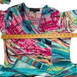 Peck & Peck  Watercolor Pleated Medium Top Blouse Photo 5