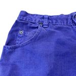 Vintage Sostanza Shorts Women’s *Size 6 Purple Denim 90s Mom Jeans High Rise Photo 3