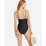J.Crew  Plunge One Piece Swimsuit Black Photo 7